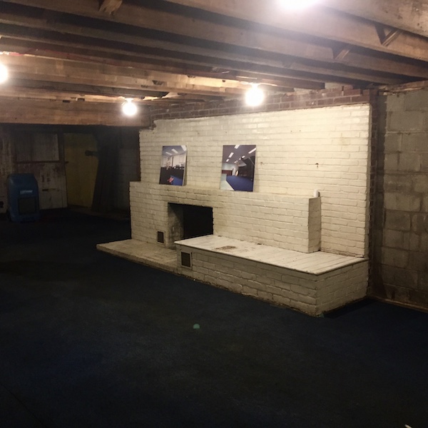 John Coltrane - the basement studio, seen here in 2018, had to be gutted due to rampant mold throughout the house. Photo: Future.