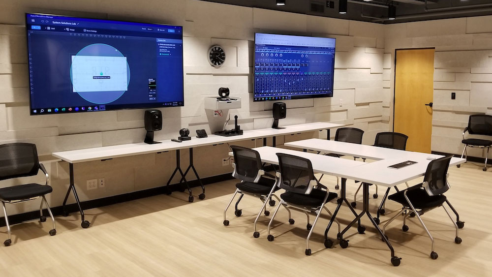 Audio-Technica's new System Solutions Test Lab.