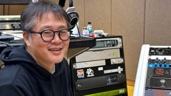 Chief sound engineer Jung Moo Kyung.