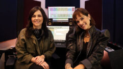 Latin Grammy-winning engineer Maria Elisa Ayerbe (left) and Grammy-nominated singer and songwriter Paula Arenas.