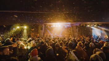 The d&b system at L’Abarset helps revelers live it up while the snow comes down.