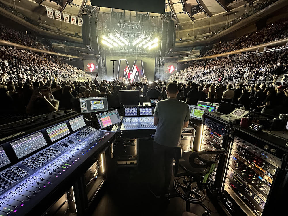 For Jamie Pollock, a Long Island native, mixing the band at New York City’s Madison Square Garden was a homecoming of sorts. Photo: Megan Westfall.