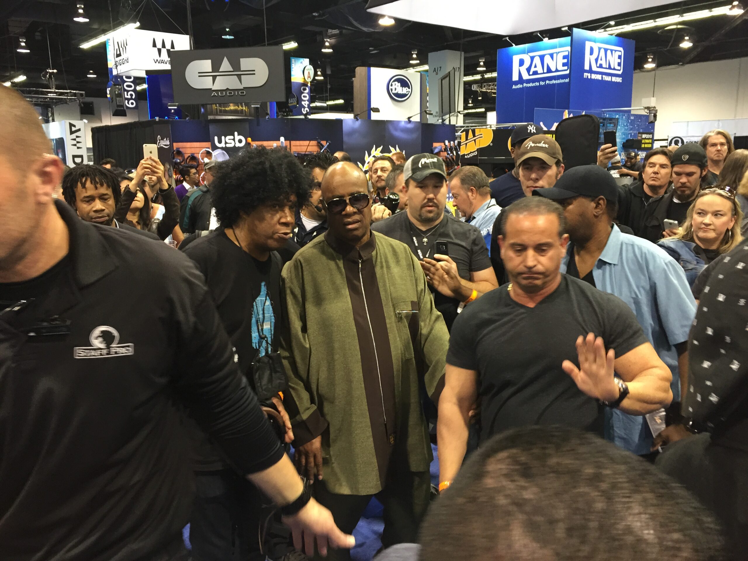 It’s not really a NAMM Show until Stevie Wonder shows up.