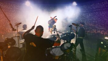 Coldplay in concert. Photo: Stevie Rae Gibbs.