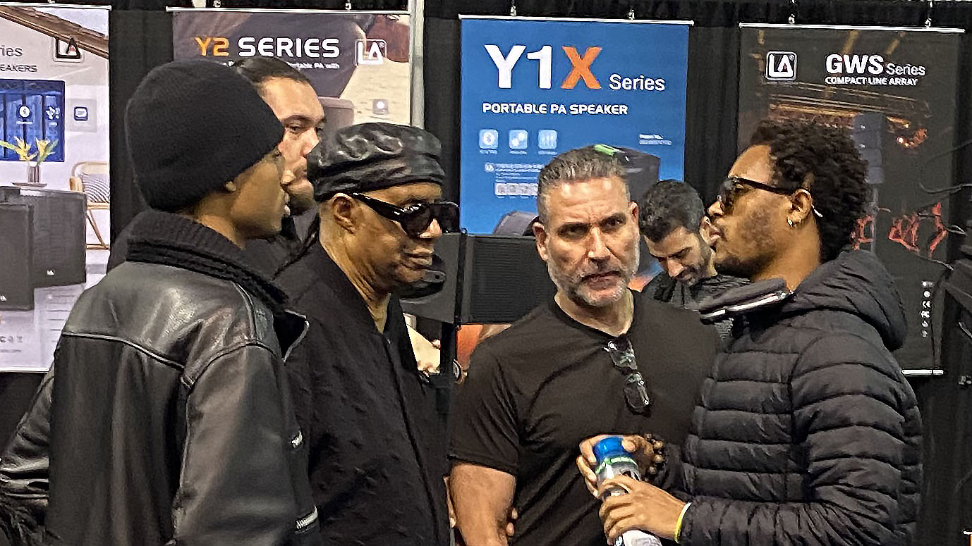 We say it every year: It’s ain’t a NAMM Show until Stevie Wonder shows up!