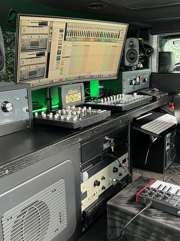 The control area of The General Sound Studio.
