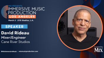 Immersive music mix pro David Rideau will discuss how he brought Miles Davis' classic "Kind of Blue" to Dolby Atmos at Mix LA.