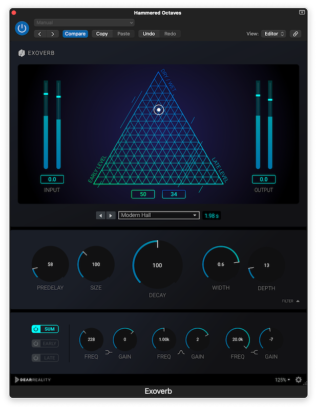 Dear Reality Exoverb Stereo Reverb Plug-In