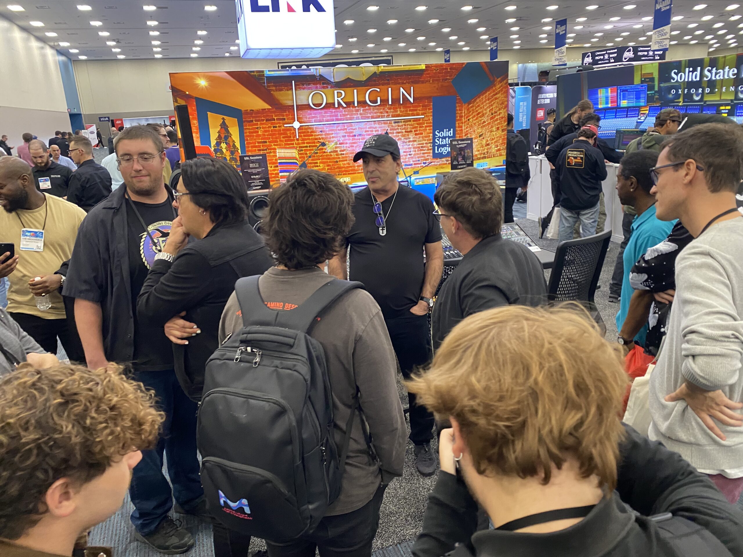 Chris Lord-Alge holding court at the SSL booth was just one of a million great things to see at NAMM 2024.