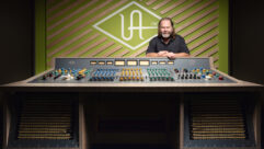 Bill Putnam Jr., CEO of Universal Audio, with the Caesars Console.