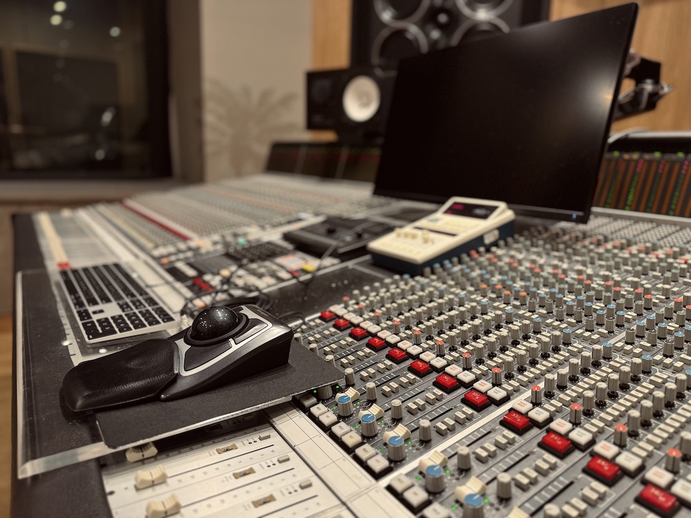 The famous “Dr. Dre” SSL 6000E Series console was brought over from the former Interscope facilities and now sits in Studio 2 at 21fifteen. Photo: Angelo Caputo.