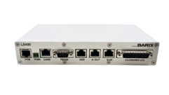 Barix has introduced the LX400, a new broadcast-specific IP audio encoding solution for point-to-point and cloud networking applications