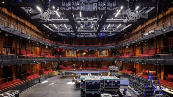 The three theaters inside PAC NYC can be combined into 64 different stage-audience arrangements, requiring the house audio system to be as flexible as the venue itself.