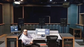 Raul Oropeza, audio engineering manager at Televisa, pictured in Studio 7 of Televisa’s San Angel facility