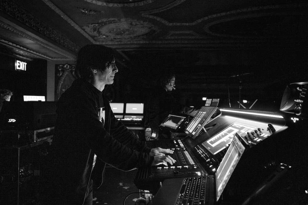 Patrick Scott’s FOH position centers around a DiGiCo Quantum 225 console. PHOTO: Kimberly Craven/Craven & Co.