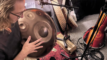 Handpan artist David Friello