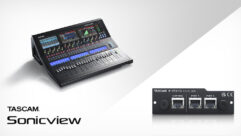 Tascam Adds ST 2110 Support to Sonicview Mixers