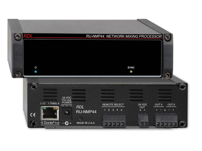 RDL RU-NMP44 Network Mixing Processor