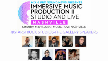 Mix Nashville: Focusrite, ADAM Audio to Host Top Atmos Mix, Mastering Engineers