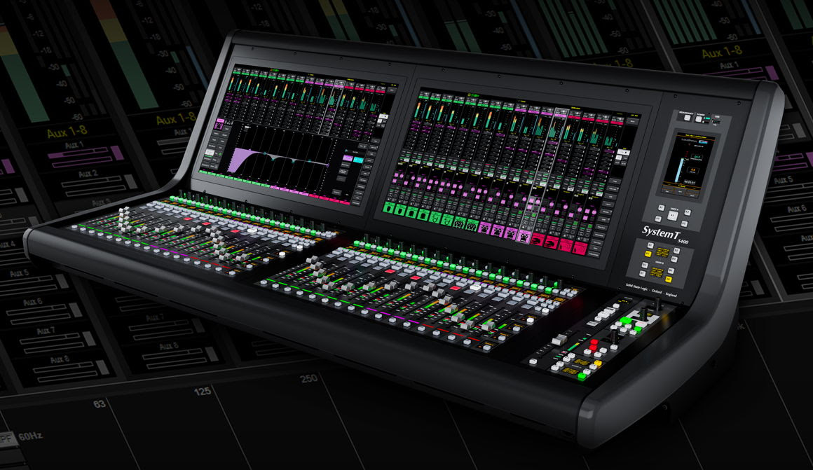 Solid State Logic Launches System T S400 Console: Flagship Control in a ...