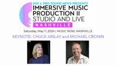 Mix Nashville Sets Keynote with Chuck Ainlay and Michael Cronin