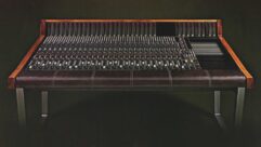 The Harrison 32 Series analog mixing console used at Polar Studios.