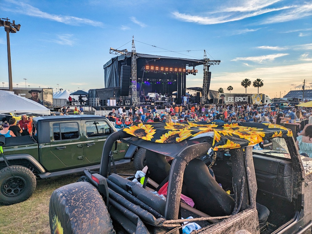 Jeeps and music were the draw for the attendees of Jeep Beach 2024.