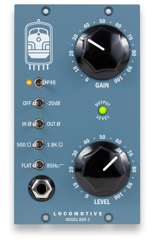 Locomotive Audio 86B-1 500 Series Tube Mic Preamp/DI