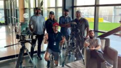 High Five Sound founder Edson Alvarez and his team.