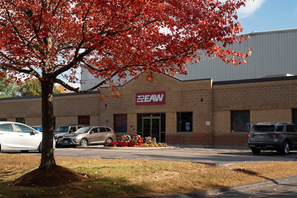 EAW's new company headquarters in Franklin, MA.