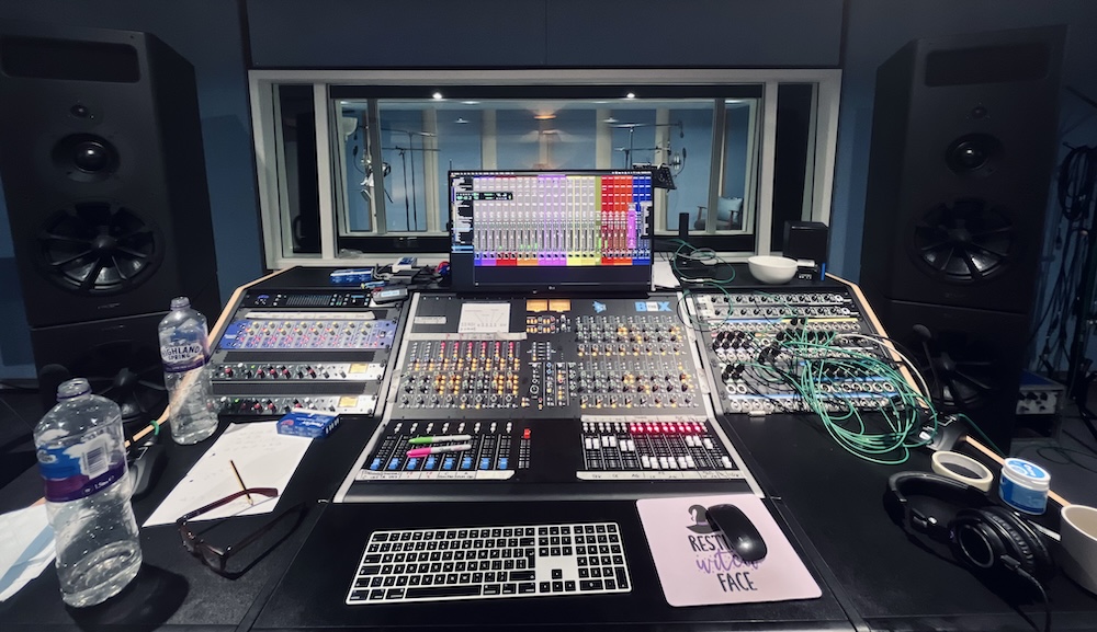 Greg Wells’ Elstree studio control room. Photo: Greg Wells.
