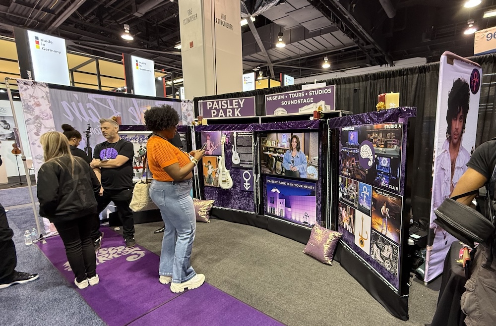 There are many famous recording studios, but there’s only one Paisley Park—a facility as legendary as its creator, Prince. Helping raise its profile (and let visitors carefully touch one of Prince’s unique cloud guitars), the studio’s booth at NAMM has been busy ever since the doors opened.