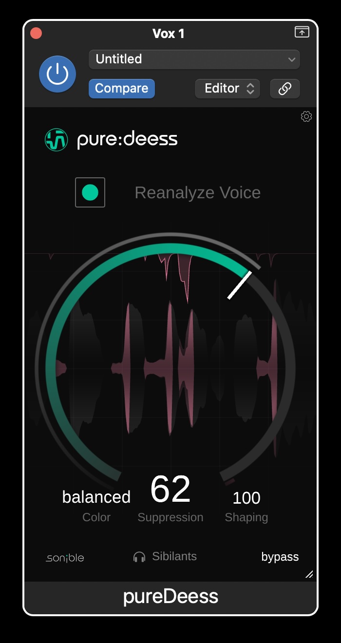 Sonible pure:deess Plug-In