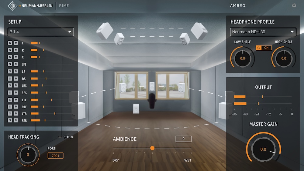 Neumann's RIME (Reference Immersive Monitoring Environment) Plug-In