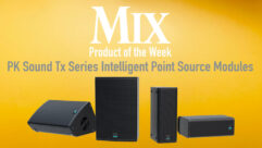 PK Sound Tx Series Intelligent Point Source Modules
