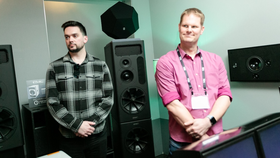 From left, mix engineer Nick Rives, who calls The Mail Room his home base, and newly independent Ceri Thomas. Photo: Dajuana Jones.