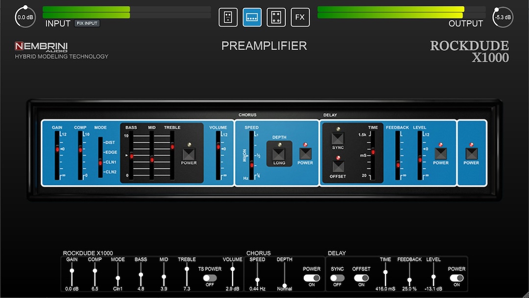 Nembrini Audio Rockdude X1000 Plug-In