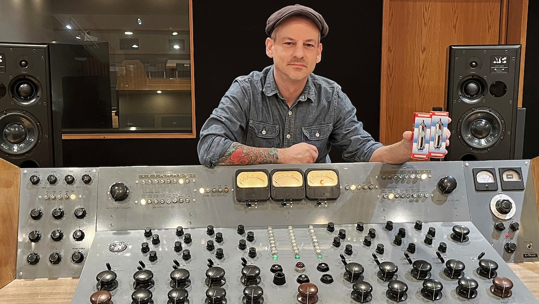 Tom Camuso with The Monster and Telefunken's Black Diamond tubes.
