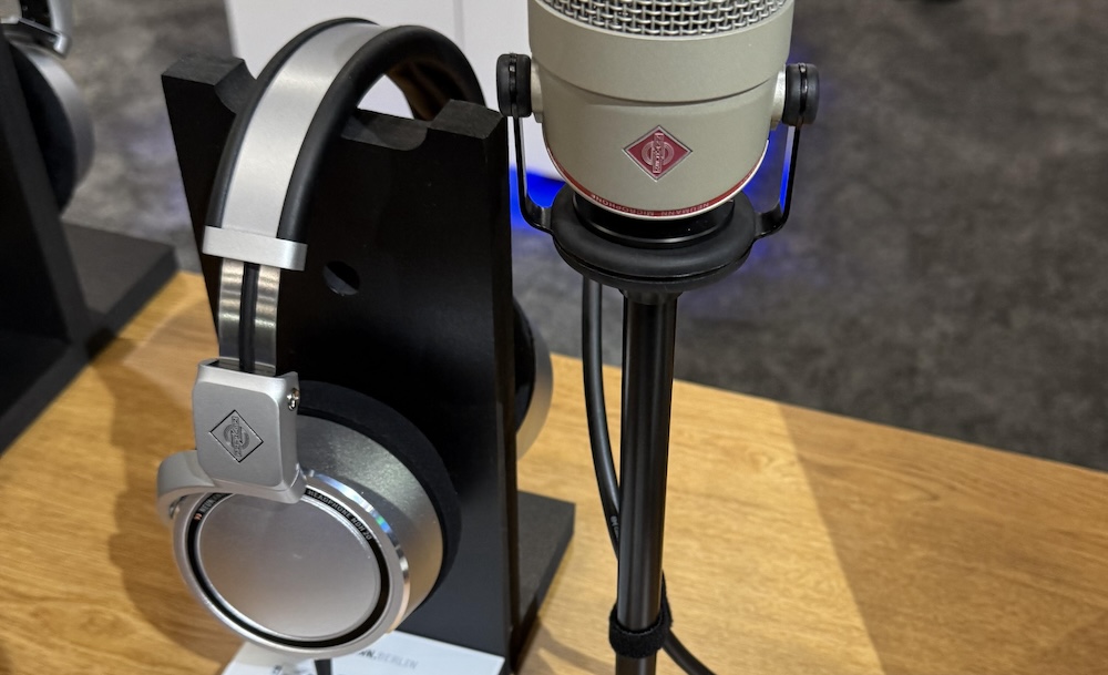 Neumann has a variety of its microphones, interfaces and headphones on hand at its booth, including the NDH 20, a closed-back headphone designed for monitoring, editing and mixing.