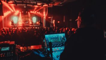 Live sound engineer Jesse Stojanovski tackles both FOH and monitor mixes for The Funeral Portrait on his Allen & Heath dLive CTi1500.