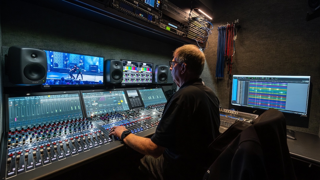 High End TV's Symphony truck was recently updated with a Lawo mc²56 MkIII console.