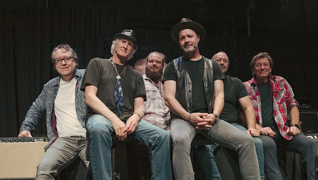 The Speaker Wars are, from left: Jay Michael Smith, Guitar; Stan Lynch, Drums; Brian Patterson, Bass; Jon Christopher Davis, Vocals; Steve Ritter, Percussion; and Jay Brown, Keyboards.