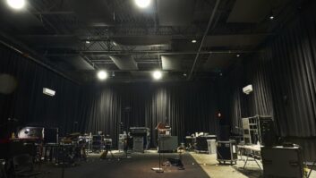 Inside Studio A of Worley Studio.