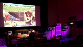Pink Floyd's 1971 WEM P.A. was used for a special screening of 'Live at Pompeii,' which features the P.A. throughout.