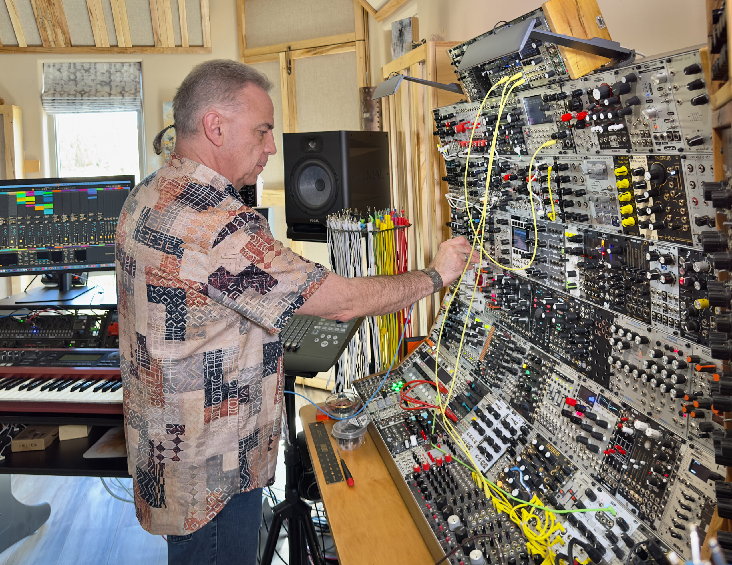 Chris Meyer at the Modular Synth