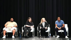 From left: Chris Crichlow, CFLEX; Greg Casparian, Total Concept Integration; Janell Smith, IDTVFLIX; and Rachael Harris, Harris Production Services. Photo: John Staley.