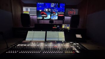A mobile production studio centered around a Lawo mc²36 MkII audio production console was used for mixing and transmitting a performance live toward Voyager 1