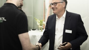 2-billionth NEUTRIK connector presented to Georg Wohlwend, delegate of the Board of Directors, Neutrik Group