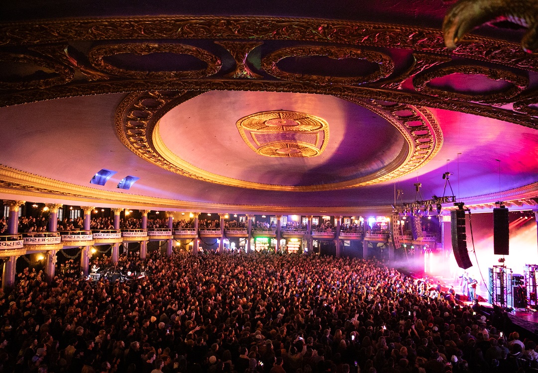 A new dBTechnologies VIO P.A. is used inside the 1,800-cap Rave Hall.