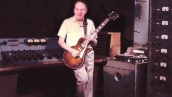 Les Paul worked with Ampex to create the 5258 Sel- Sync, the world’s first 8-track tape machine, which he dubbed The Octopus. Photo: Courtesy of the Les Paul Foundation.